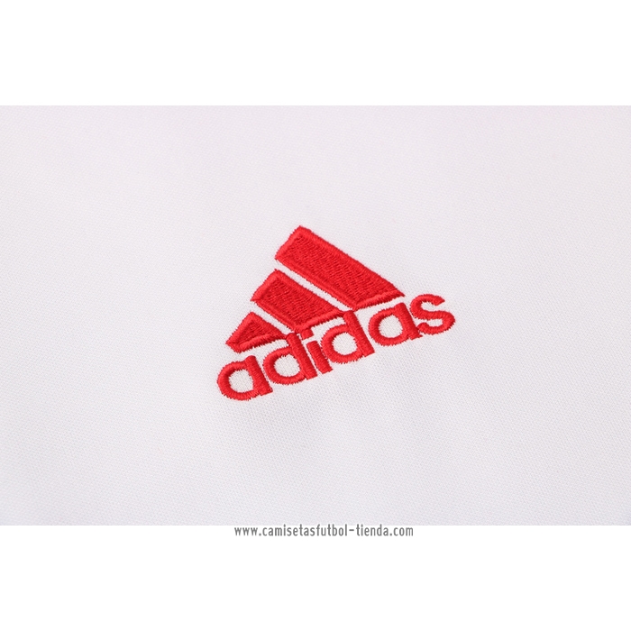 Chandal del Manchester United 2021 2022 Manga Corta Blanco